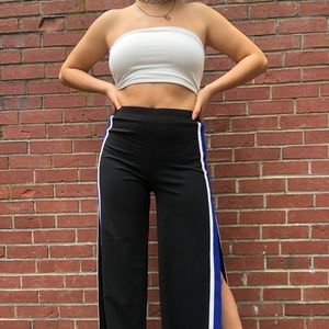 slit leg pants from necessary objects!